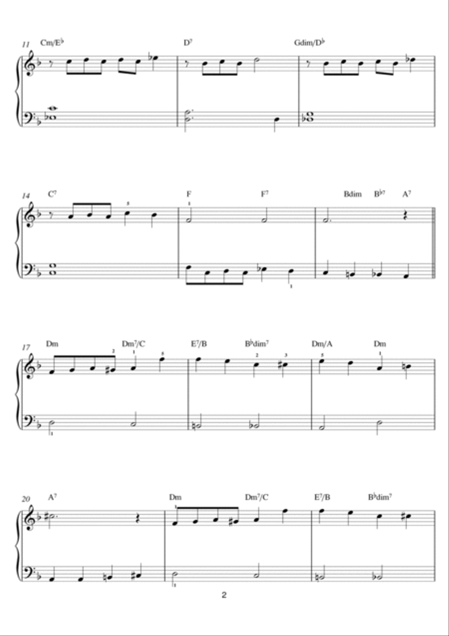 The Man I Love Easy Piano scores gallery preview page 2