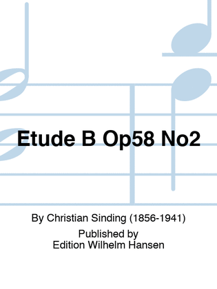 Etude B Op58 No2