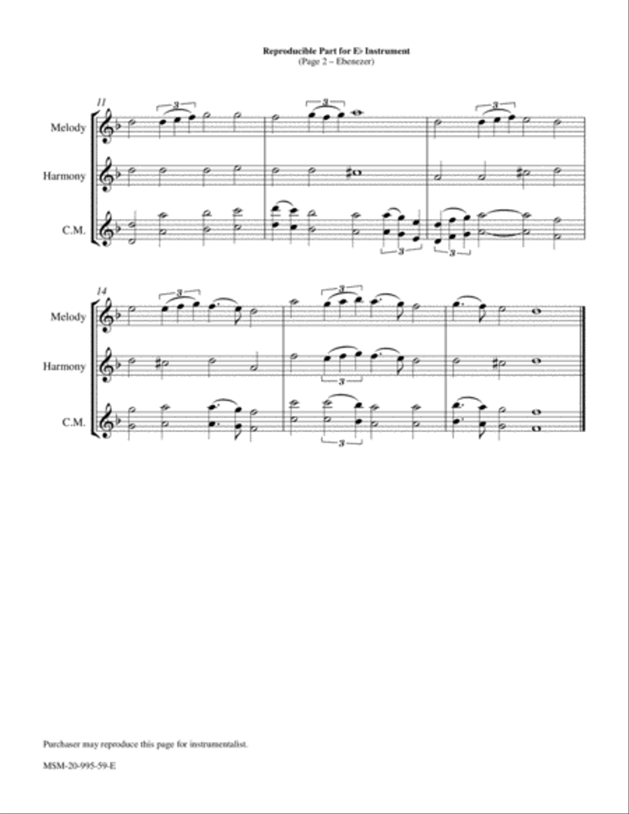 Ebenezer Ebenezer Piano and Keyboard scores gallery preview page 6