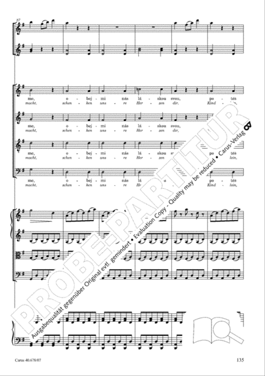 Missa pastoralis bohemica 4-Part scores gallery preview page 148