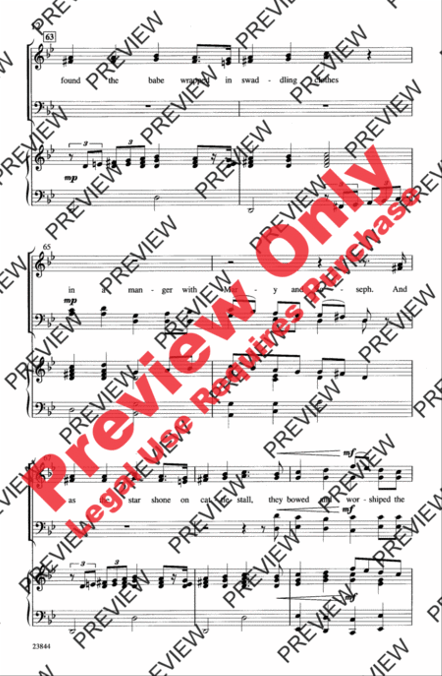 March of the Kings March of the Kings 4-Part scores gallery preview page 11