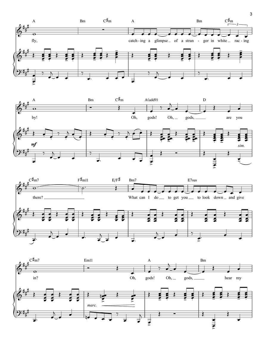 Waiting For Life (from Once On This Island) Mezzo-Soprano Voice scores gallery preview page 3