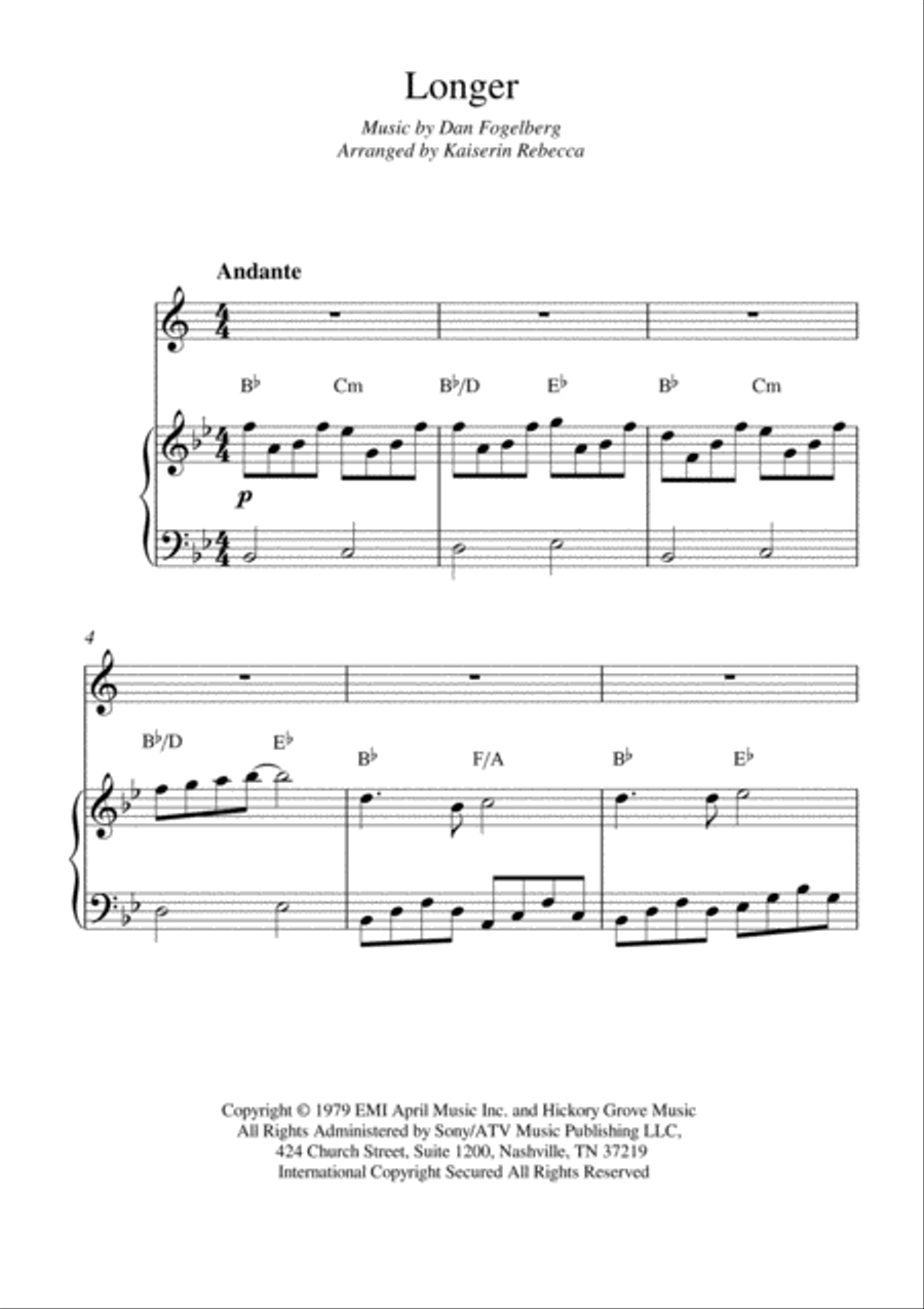 Longer Trumpet Solo scores gallery preview page 1