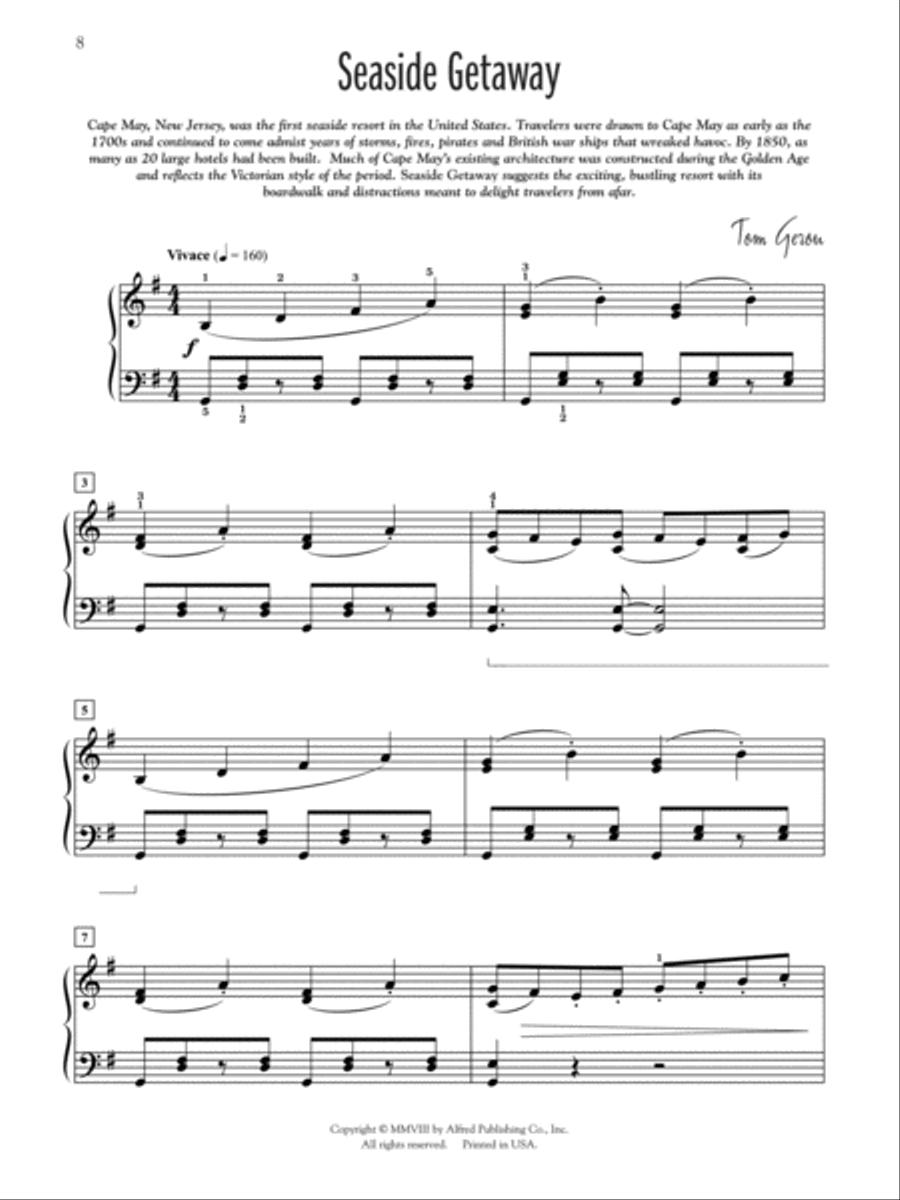 Atlantic Seaboard Piano Solo scores gallery preview page 4