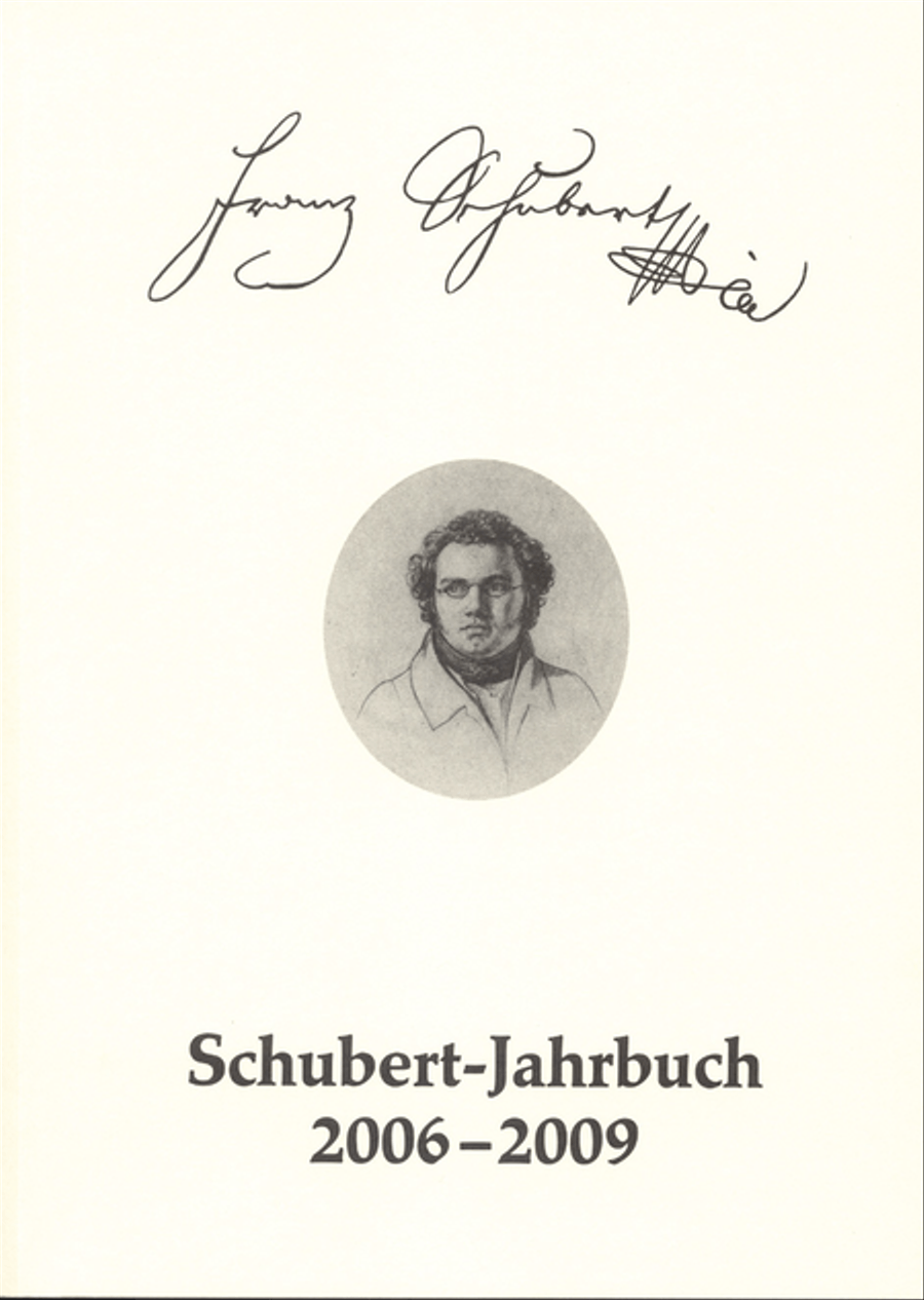 Schubert-Jahrbuch 2006-2009 Collection / Songbook scores gallery preview page 1