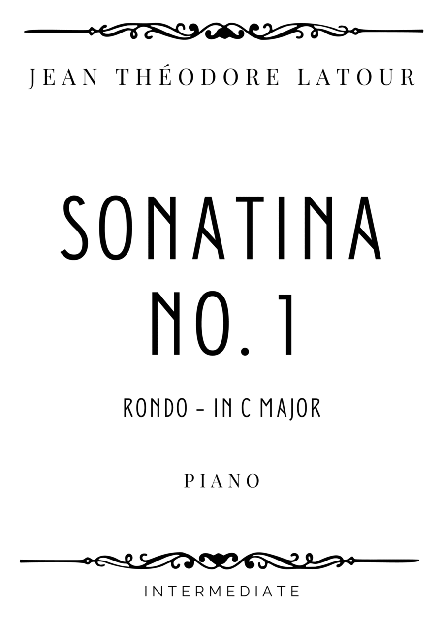 Latour - Rondo (Allegretto) from Sonatina No. 1 in C Major - Intermediate Chamber Music scores gallery preview page 1