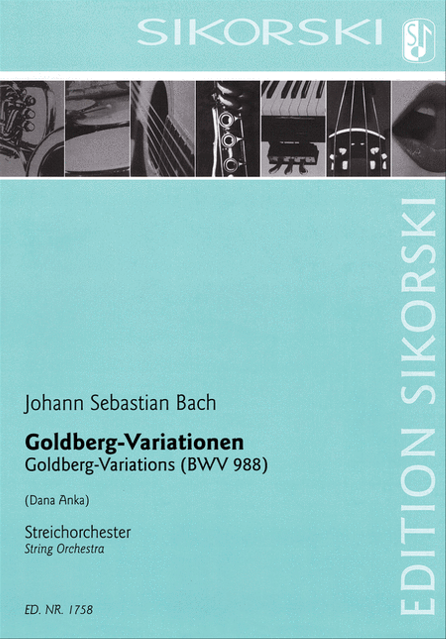 Goldberg Variations BWV988 String Orchestra scores gallery preview page 1