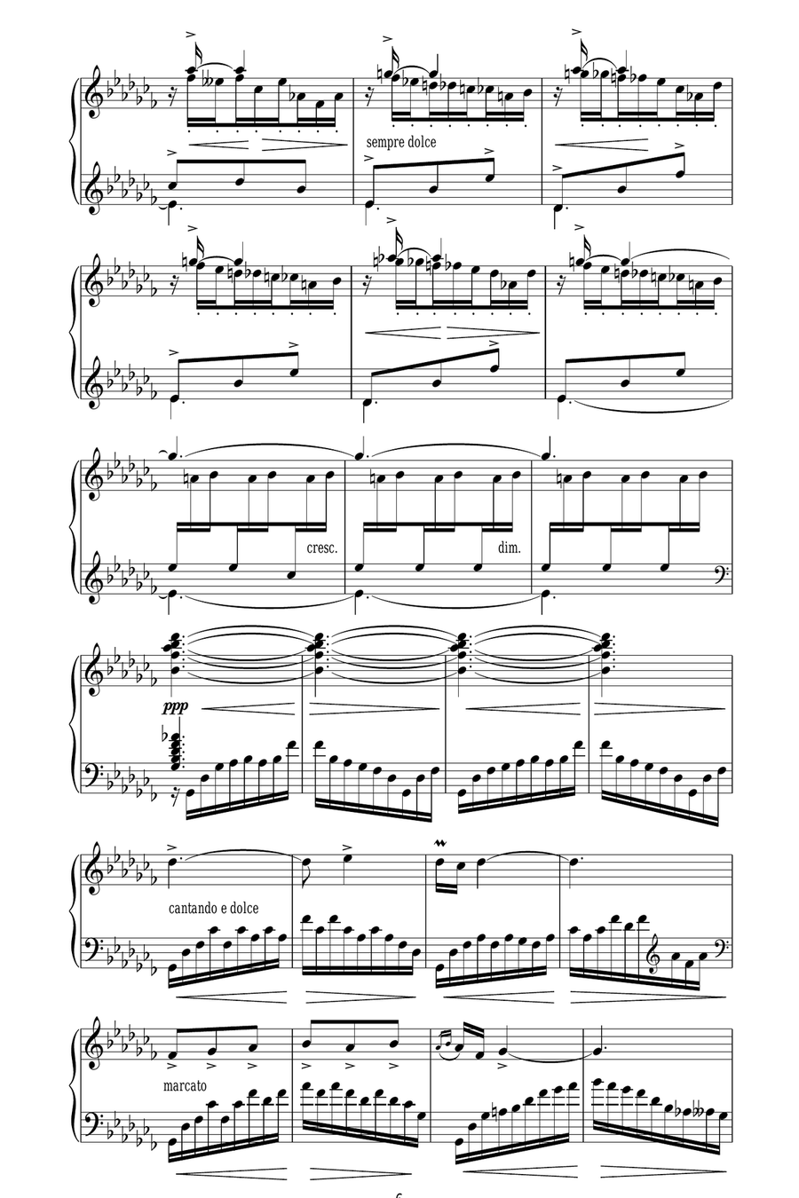 The Alhambra Piano Solo scores gallery preview page 6