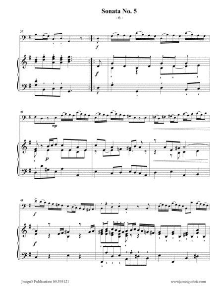Vivaldi: Sonata No. 5 for Trombone & Piano image number null