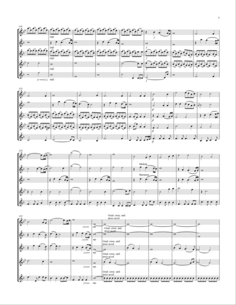 The Spirit of Life The Spirit of Life Woodwind Quintet scores gallery preview page 5