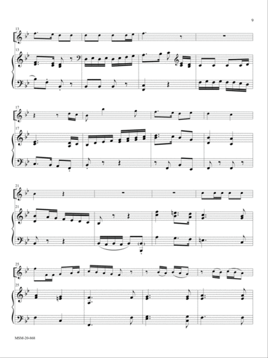 Ten Pieces for Clarinet and Keyboard Clarinet Solo scores gallery preview page 6