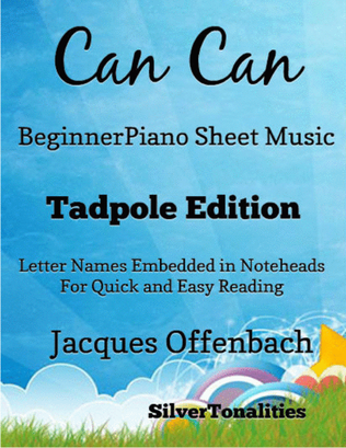 Can Can Beginner Piano Sheet Music 2nd Edition