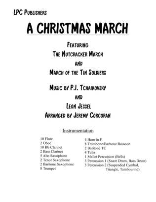 Book cover for A Christmas March for Concert Band