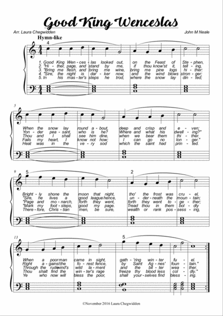 Christmastime Songs Easy Piano scores gallery preview page 4