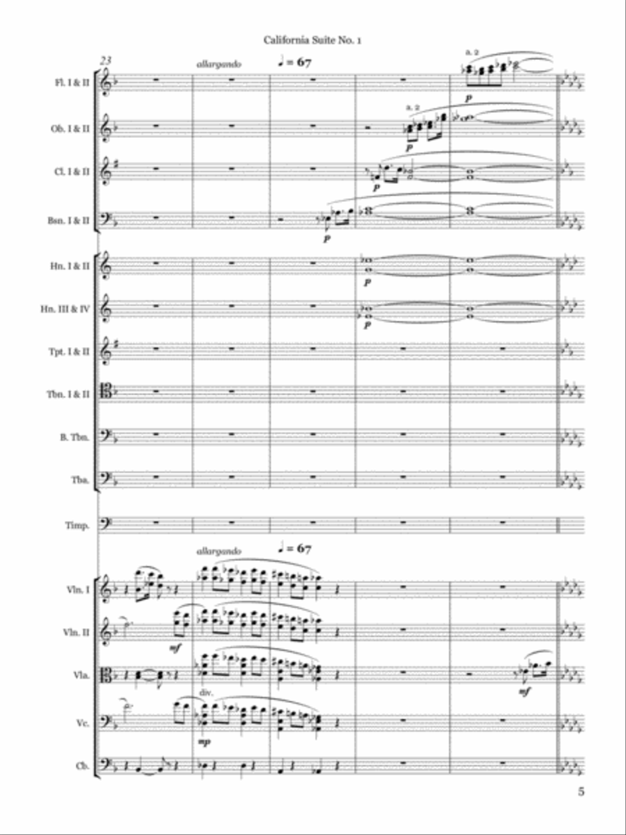 At Noon Time Small Ensemble scores gallery preview page 5