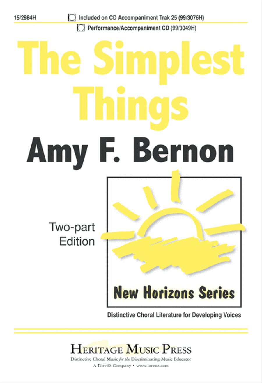The Simplest Things The Simplest Things 2-Part scores gallery preview page 1