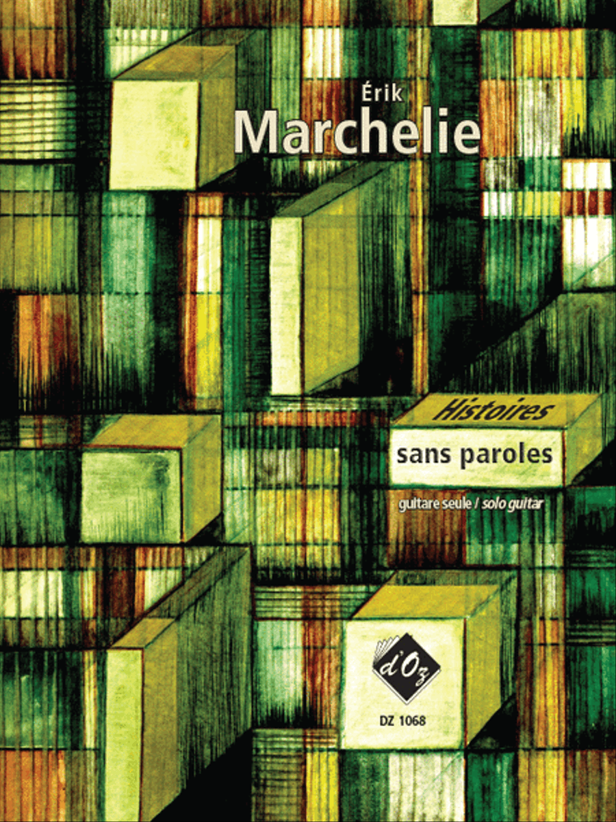 Histoires sans paroles Histoires sans paroles Classical Guitar scores gallery preview page 1