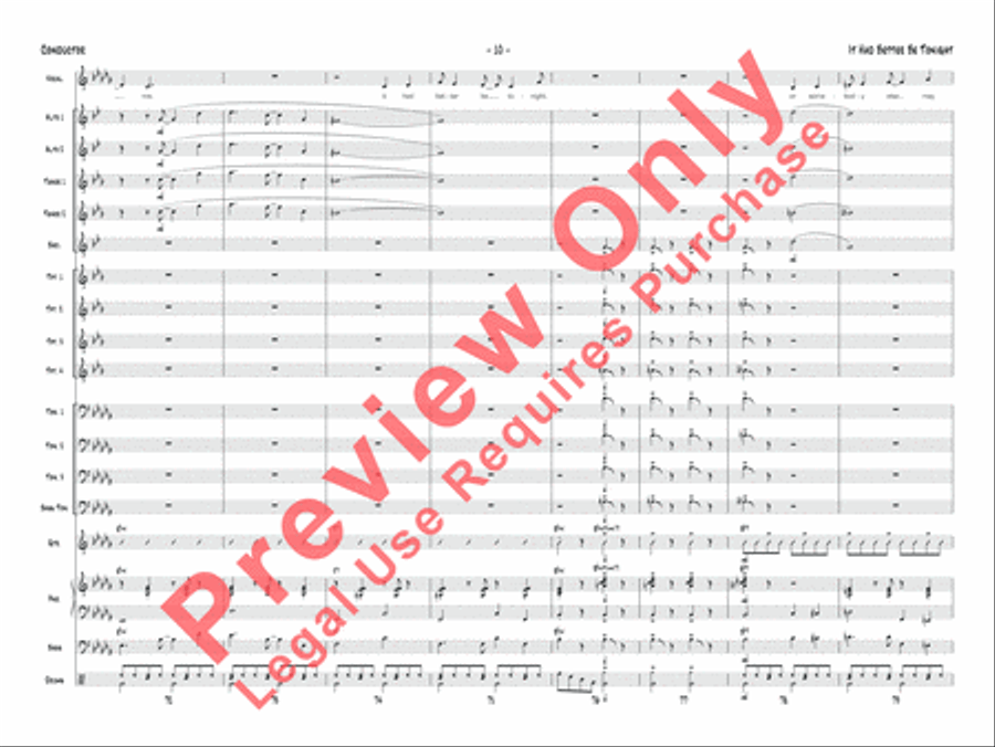 It Had Better Be Tonight Jazz Ensemble scores gallery preview page 31