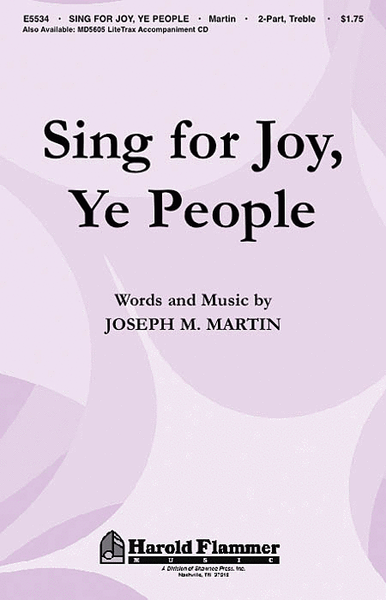 Sing for Joy, Ye People image number null