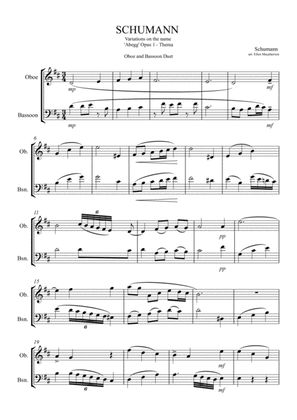 OBOE & BASSOON DUET - Schumann
