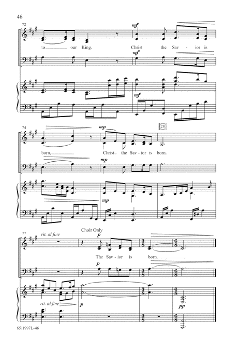 Candles and Carols Candles and Carols 3-Part scores gallery preview page 47