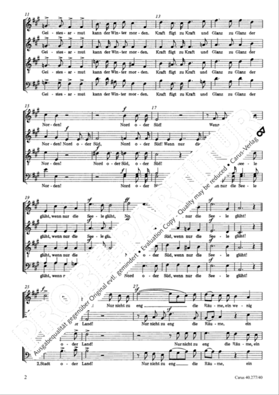 Nord oder Sud 4-Part scores gallery preview page 3