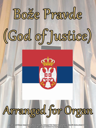 Bože Pravde (Serbian National Anthem) Arranged for Organ