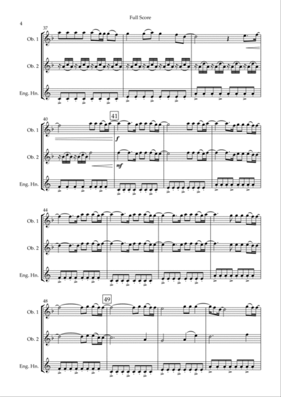 You Say Woodwind Trio scores gallery preview page 4