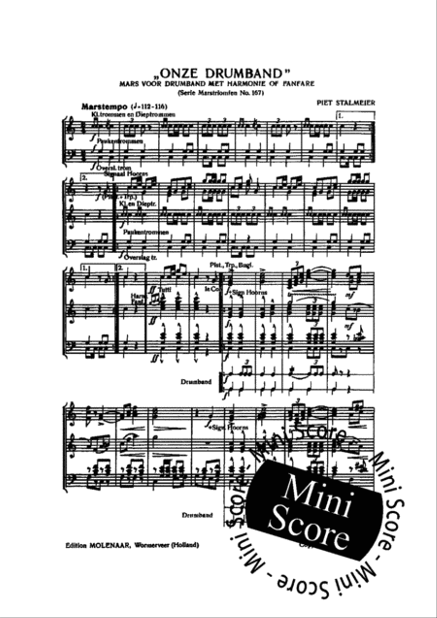 Onze Drumband Concert Band scores gallery preview page 4