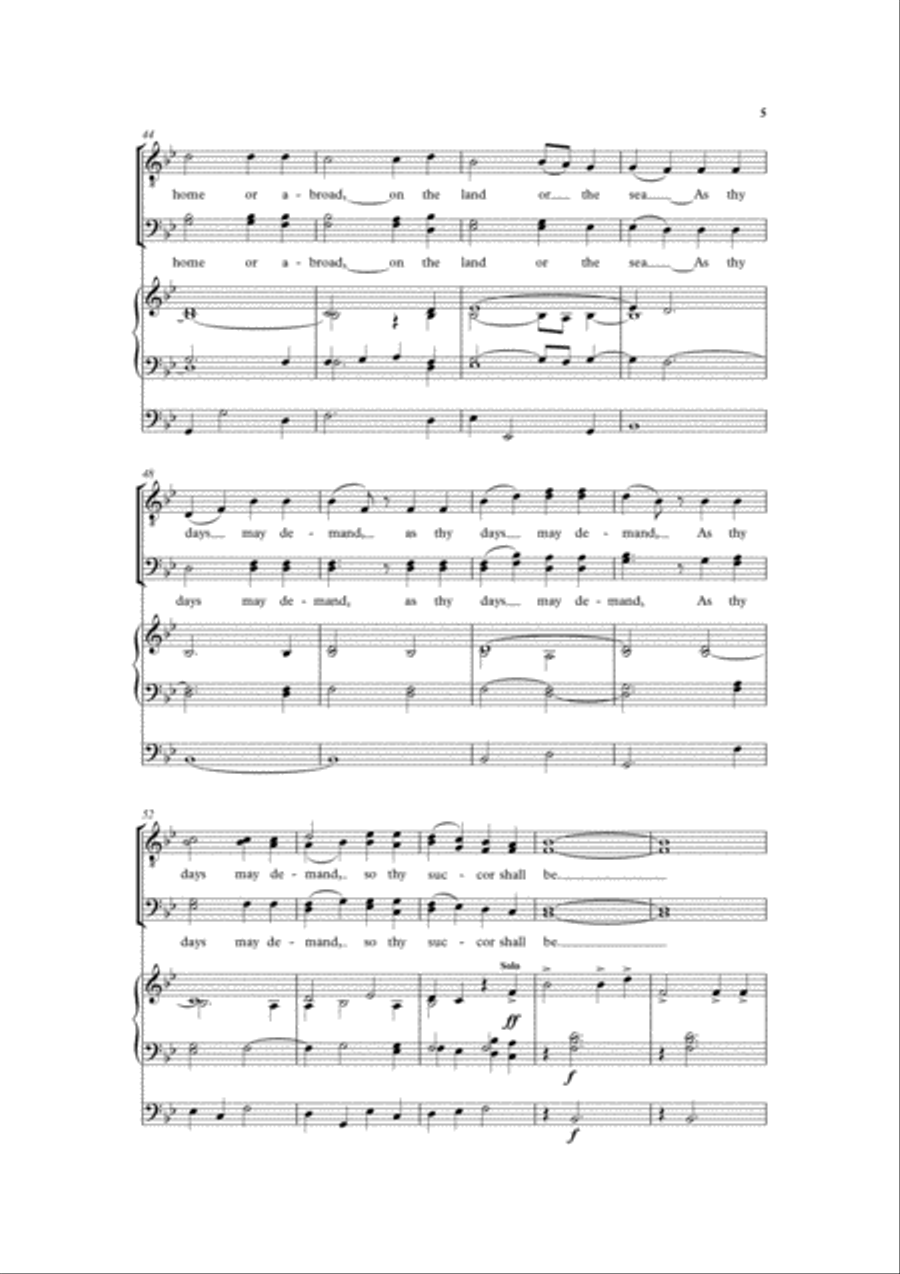 How firm a foundation 4-Part scores gallery preview page 5