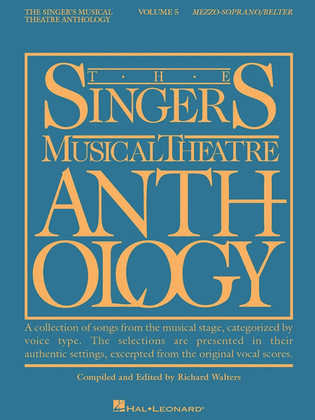 Book cover for Singers Musical Theatre Anth V5 Mezzo Sop Belter