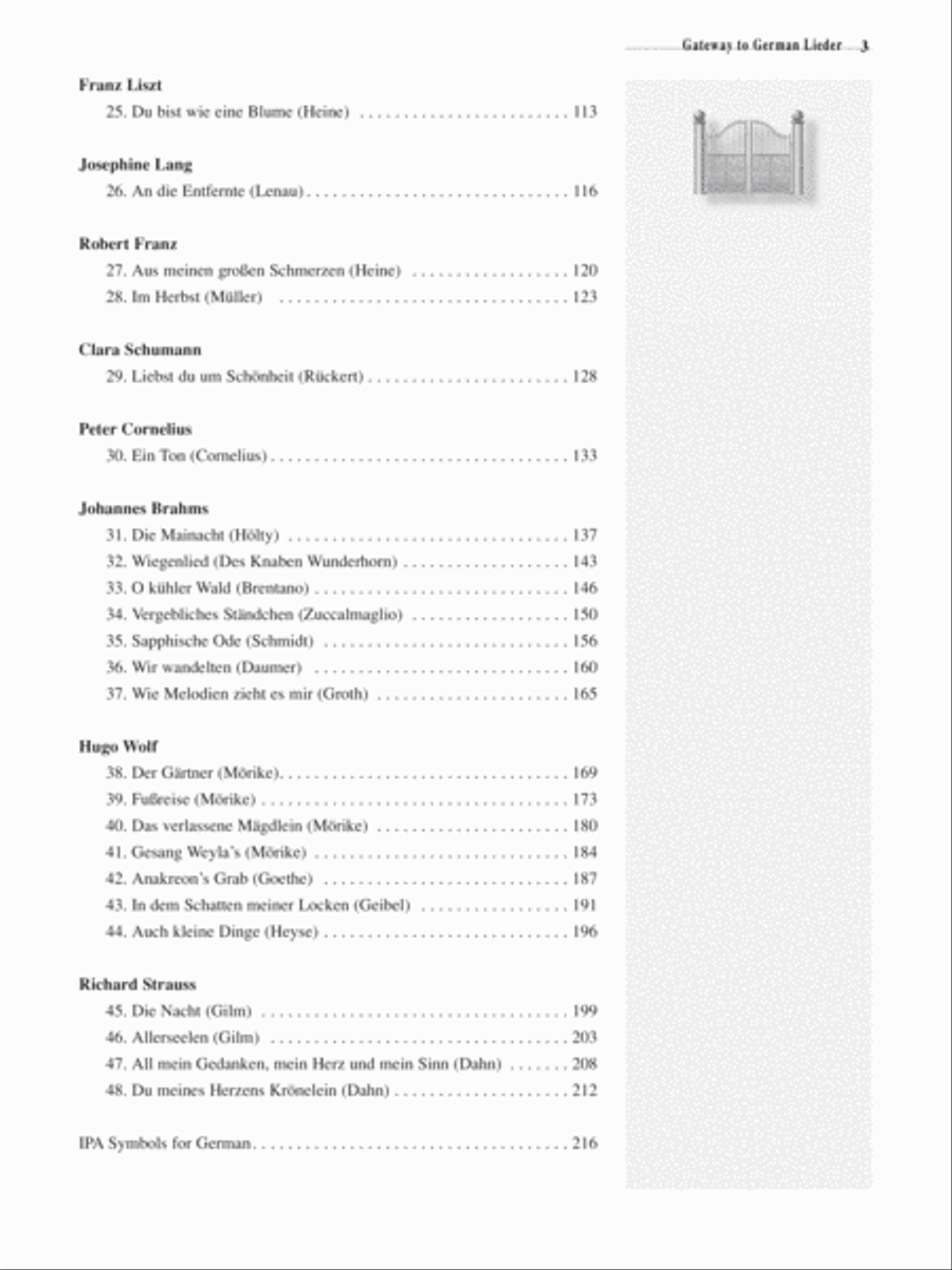 Gateway to German Lieder Voice Solo scores gallery preview page 3