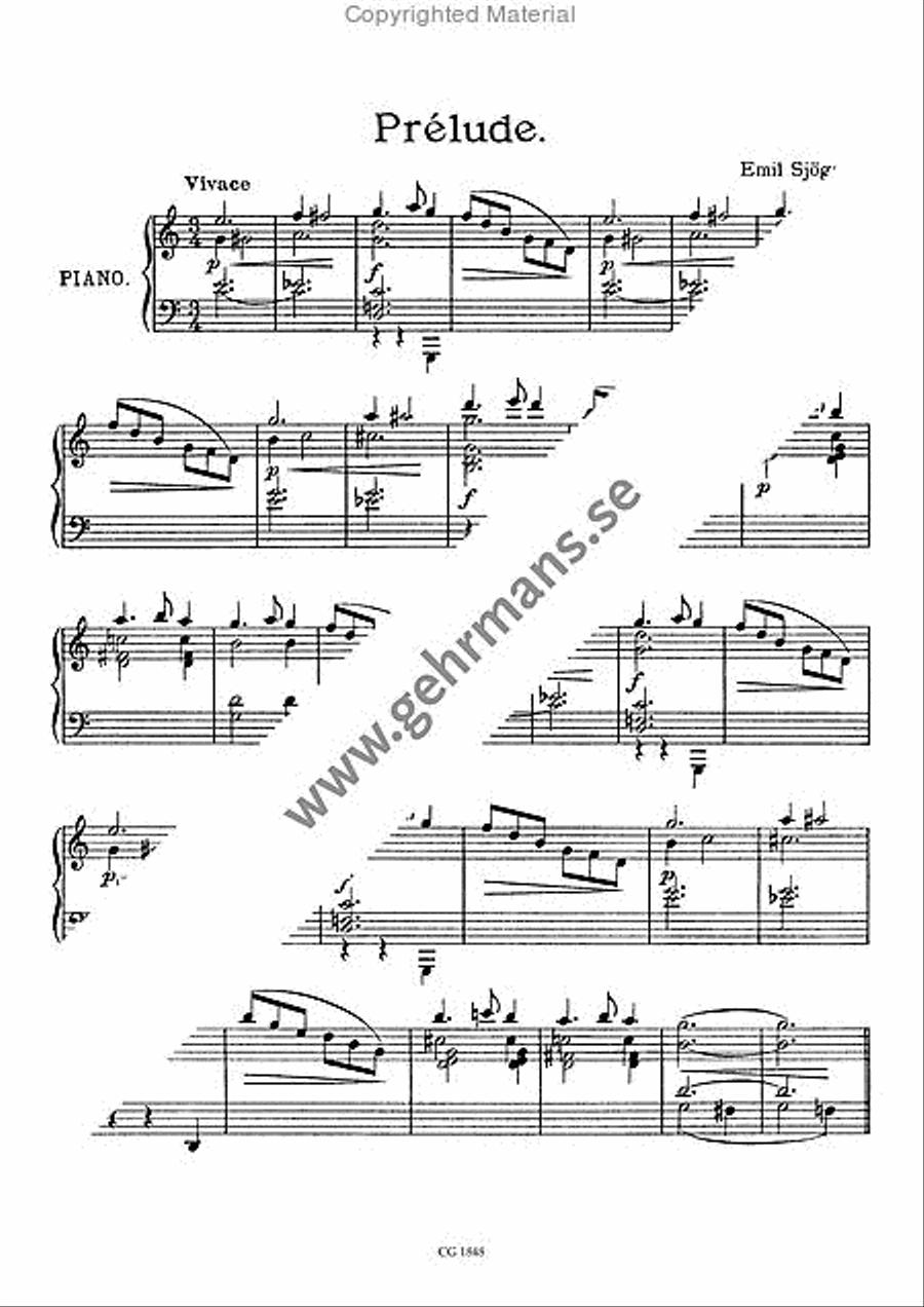 Prelude Prelude Piano Solo scores gallery preview page 2