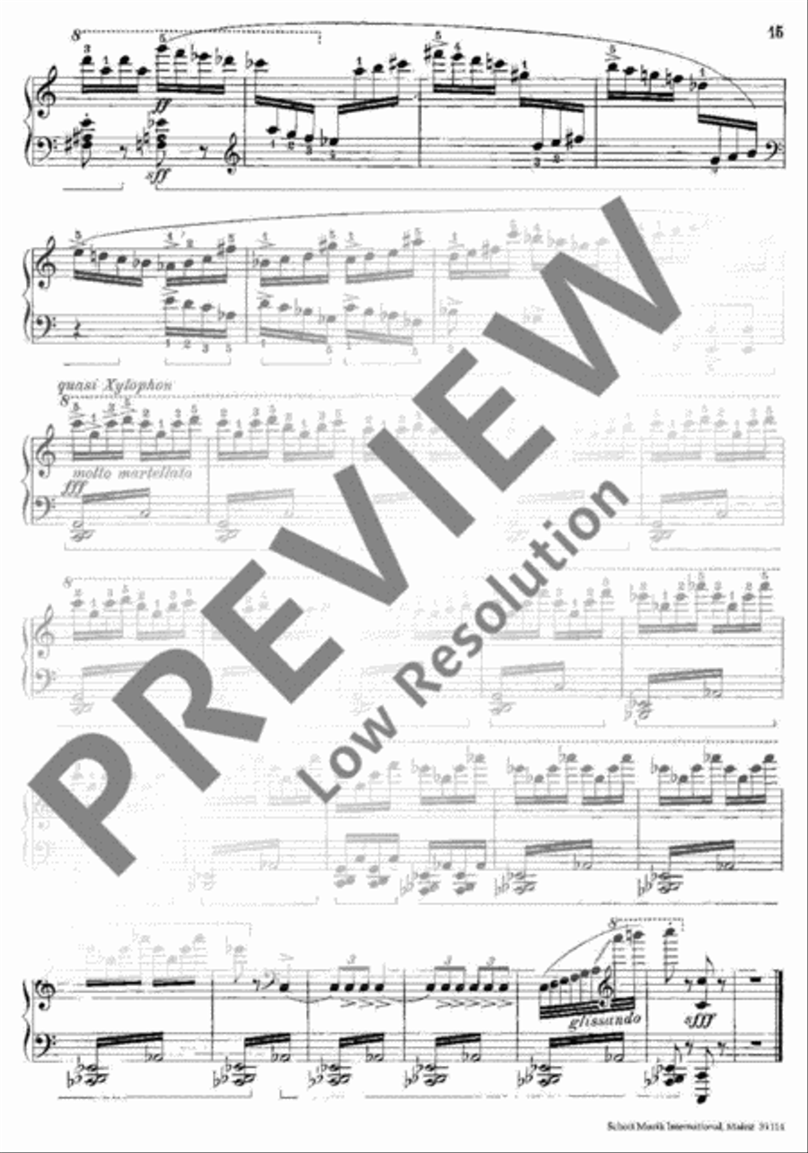 Burlesken Piano Solo scores gallery preview page 16