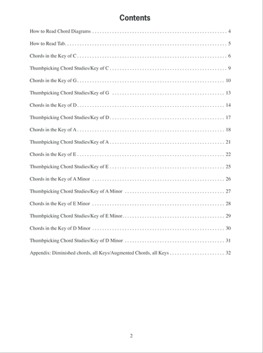 Thumbpicking Chord Book Thumbpicking Chord Book Fingerpicking Guitar scores gallery preview page 3