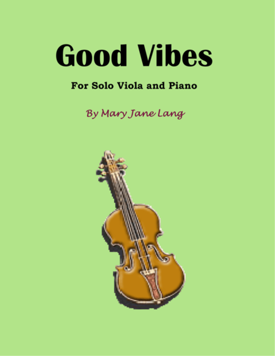 Good Vibes Viola Solo scores gallery preview page 1