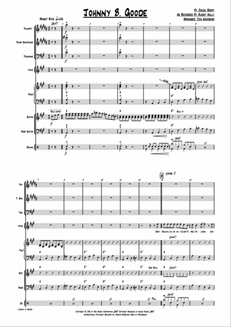 Johnny B. Goode Jazz Ensemble scores gallery preview page 4