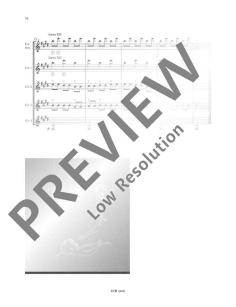 Stille Nacht Guitar Ensemble scores gallery preview page 4