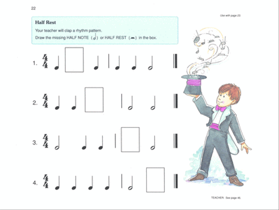Alfred's Basic Piano Prep Course Activity & Ear Training, Book B Piano Method scores gallery preview page 3