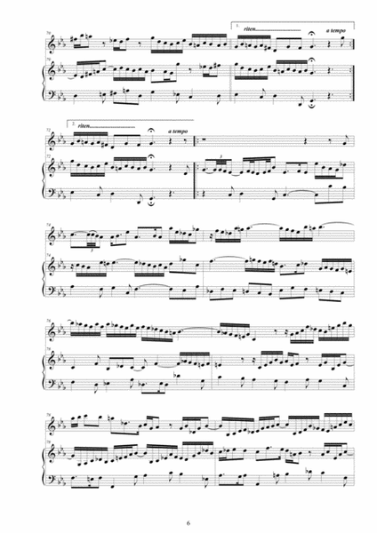 Bach - Violin Sonata No.1 in E flat major BWV 525 for Violin and Harpsichord (or Piano) image number null