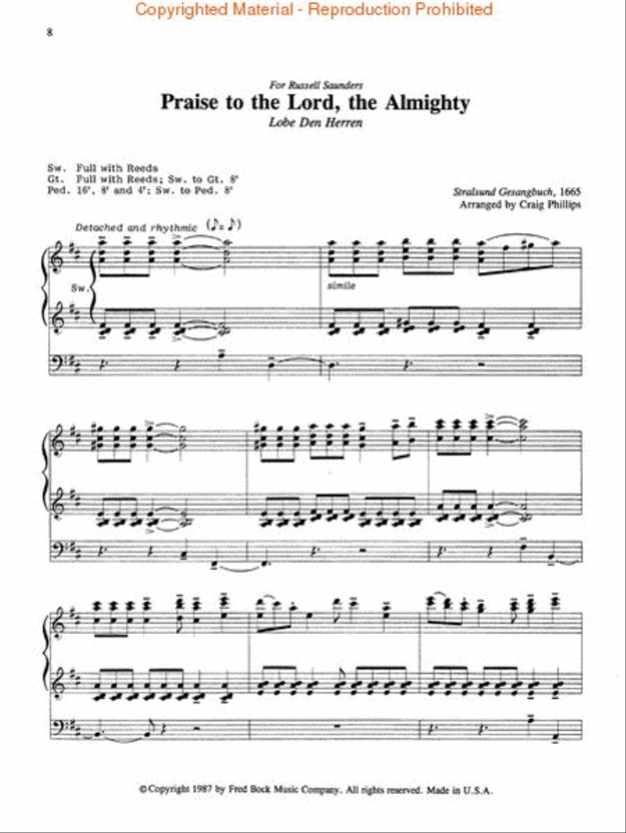 Wondrous Love Organ scores gallery preview page 3