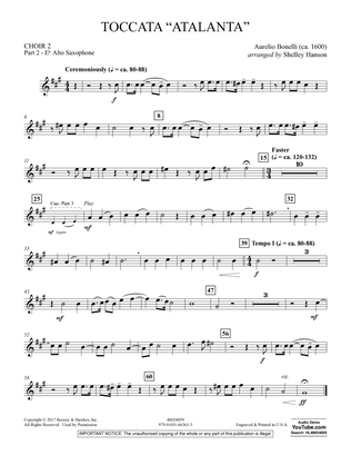 Toccata ("Atalanta") - Choir 2-Pt 2-Alto Saxophone
