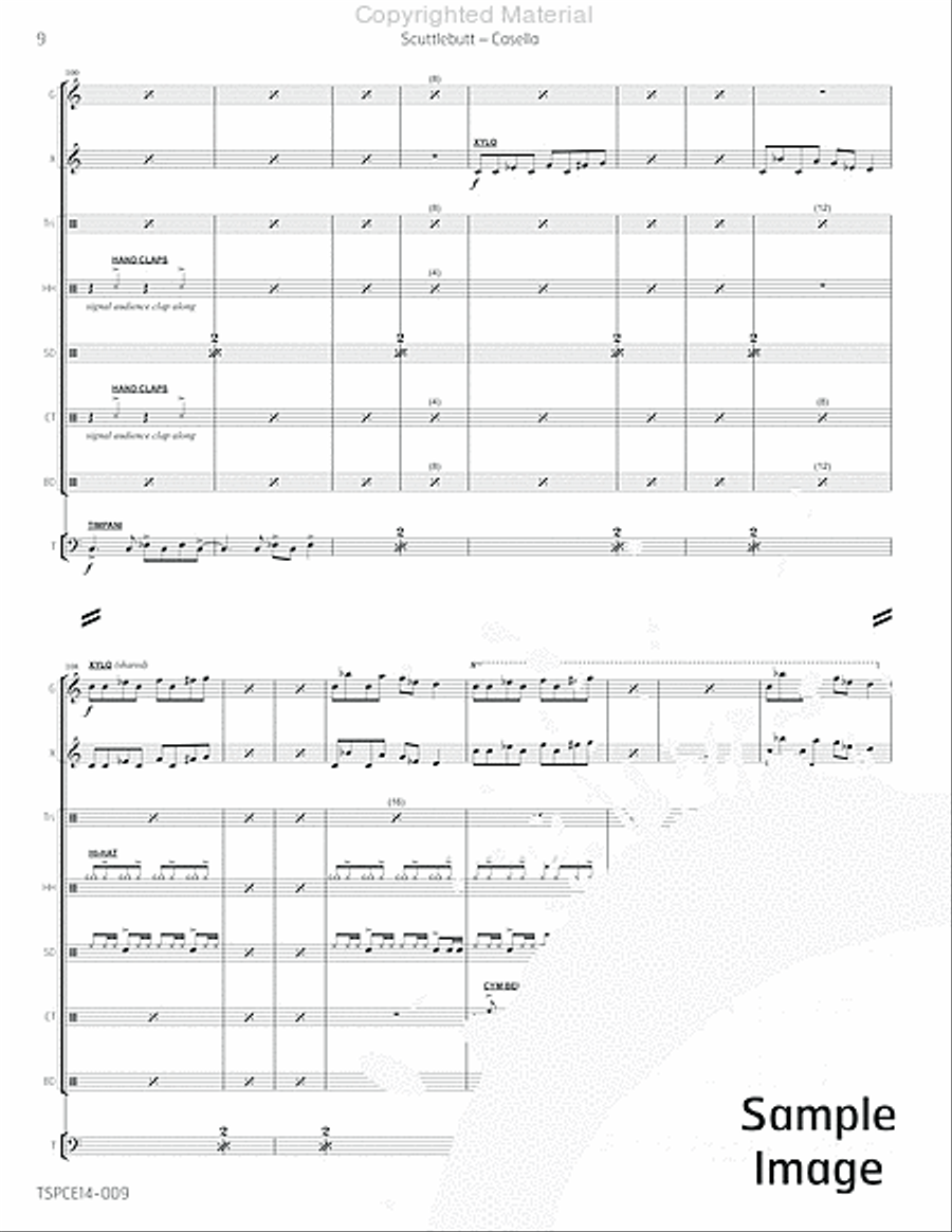 Scuttlebutt Percussion Ensemble scores gallery preview page 13