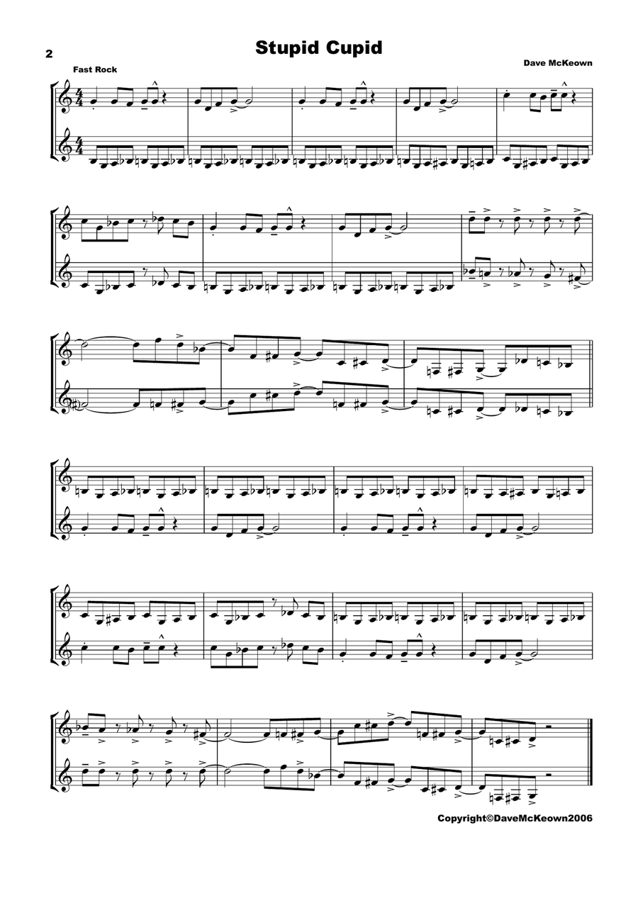 10 Blues Duets for Clarinet Clarinet Duet scores gallery preview page 2