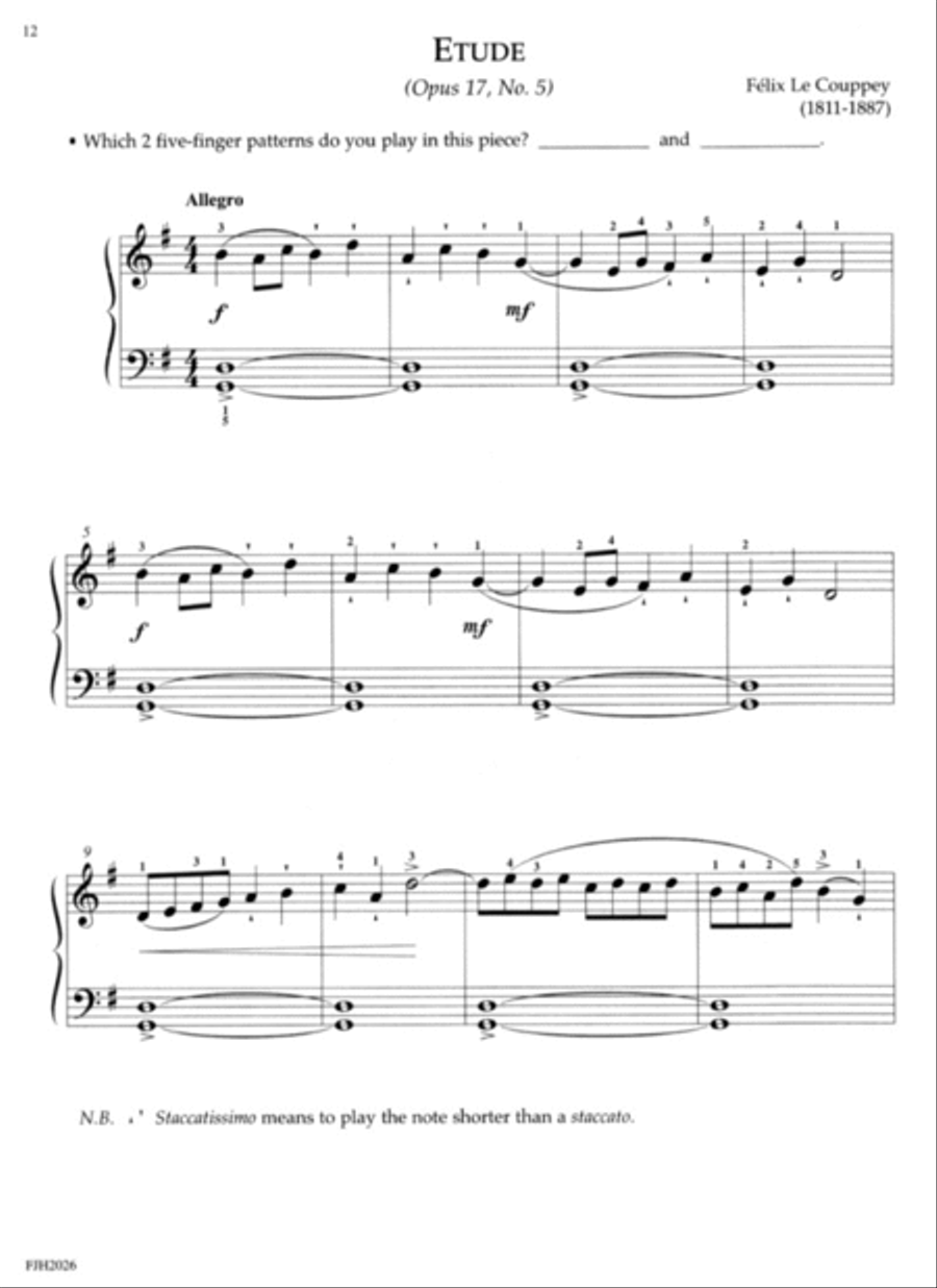Etudes with Technique, Book 2 Piano Method scores gallery preview page 2