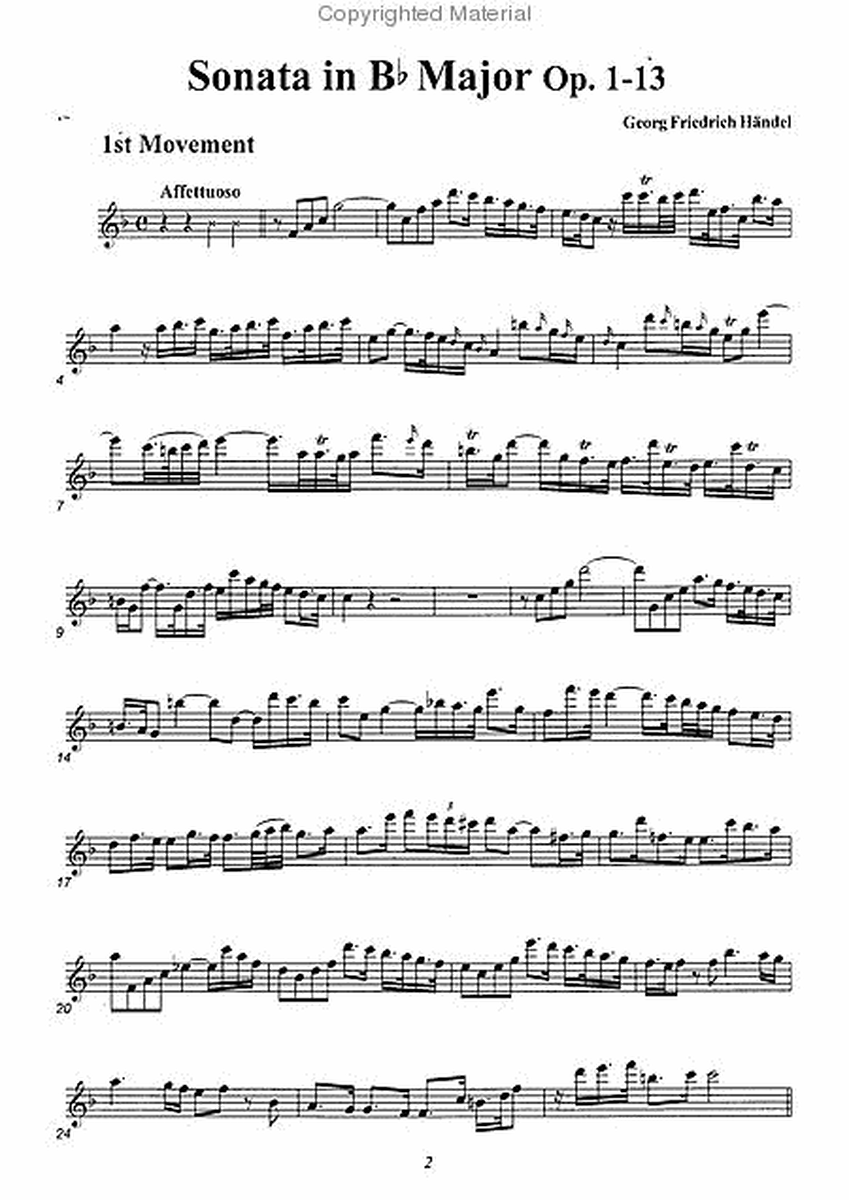 Sonata in F Major, Op. 1-13 image number null