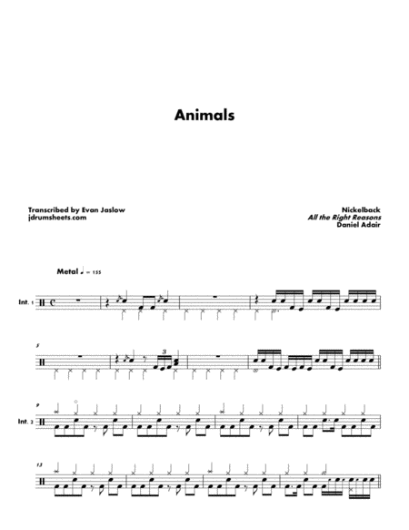 Nickelback - Animals