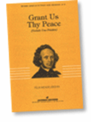 Book cover for Grant Us Thy Peace - SATB