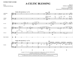 Book cover for A Celtic Blessing - Full Score