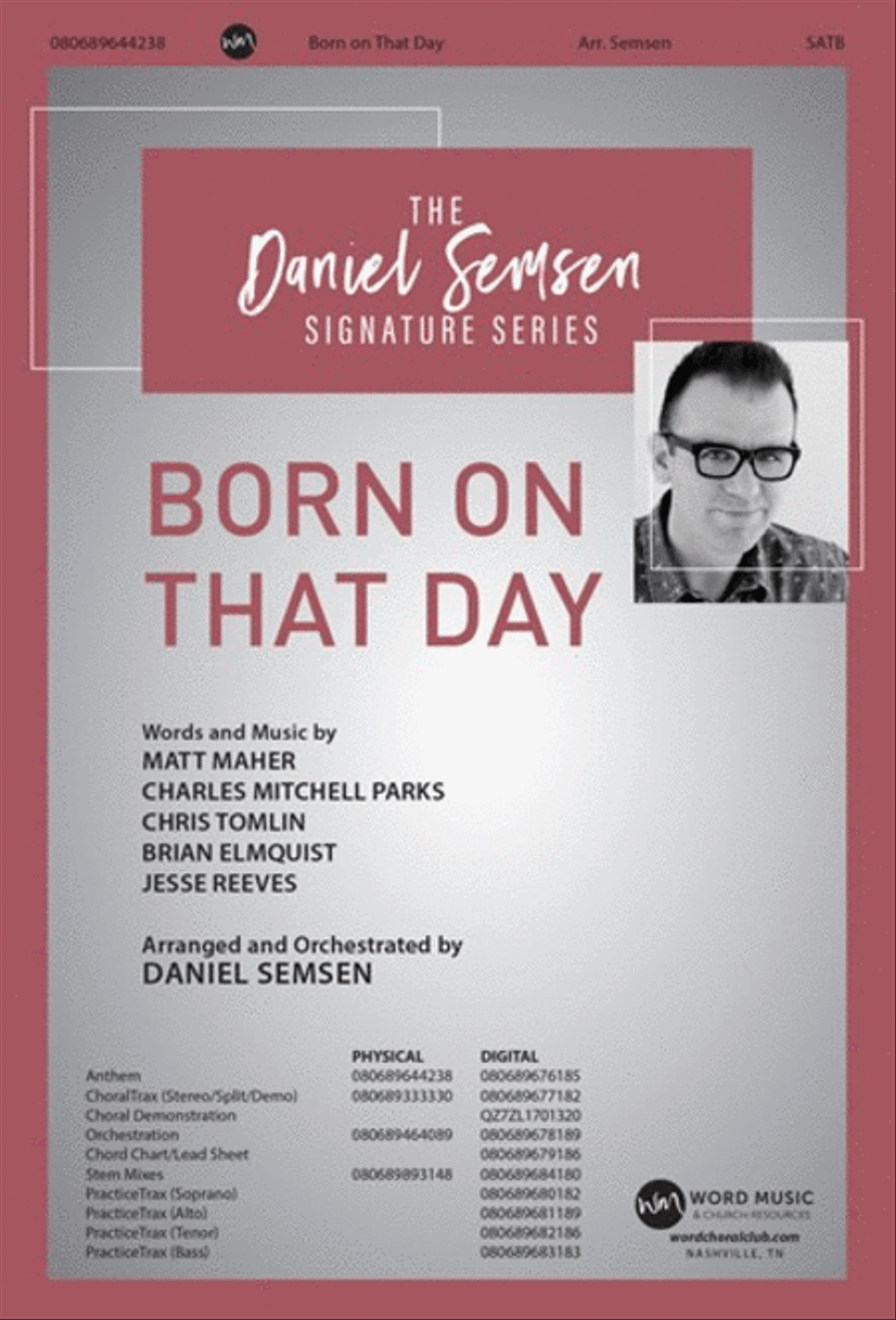 Born on That Day - CD Choral Trax Choir scores gallery preview page 1
